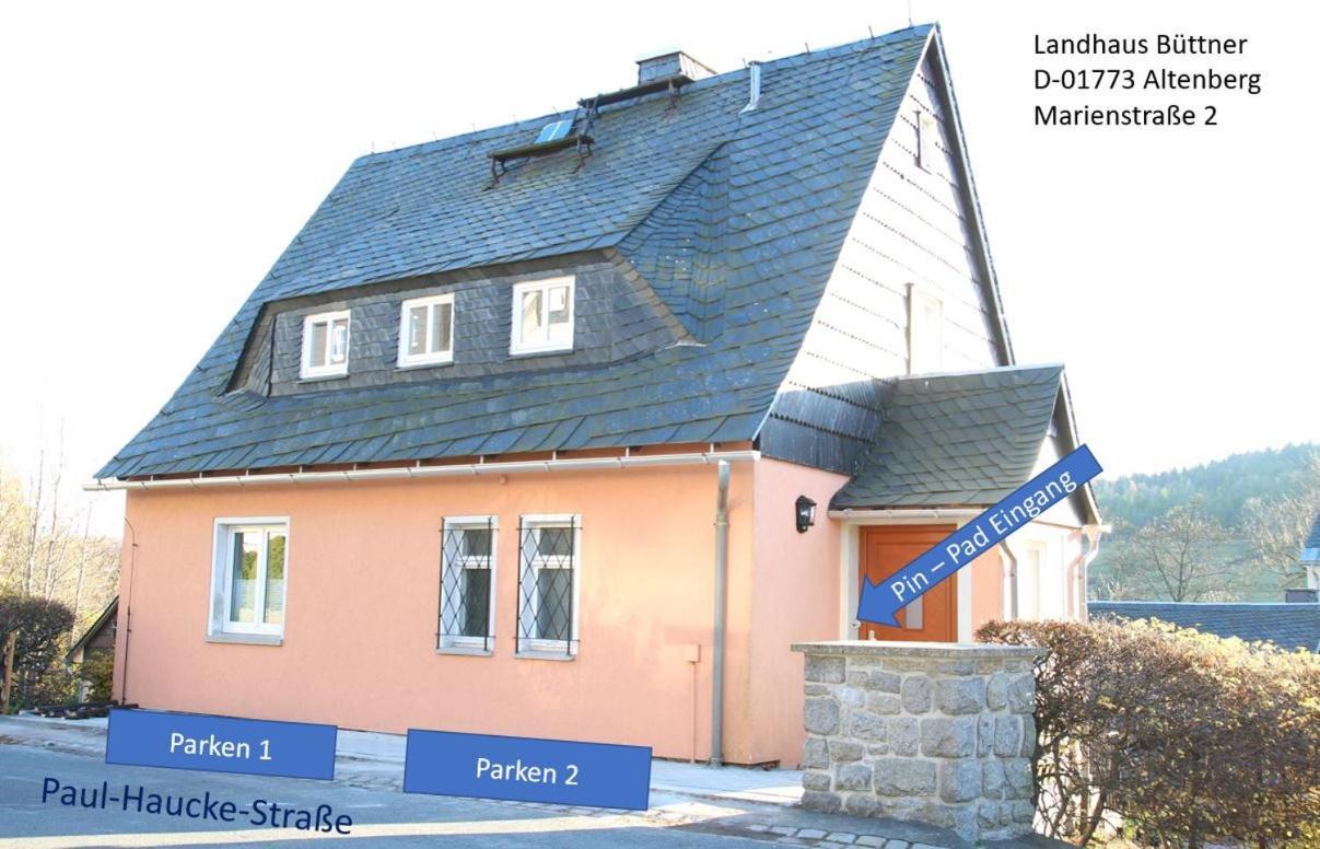 Landhaus Büttner Altenberg  Exterior foto